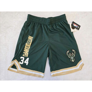 Milwaukee Bucks Giannis Antetokounmpo Men’s Medium NBA Shorts Stitched NWT